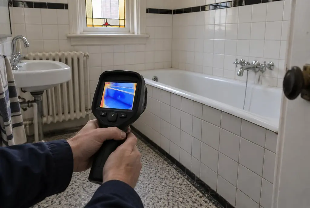 Lekdetectie Den Dolder – onderzoek in een badkamer van een oudere woning